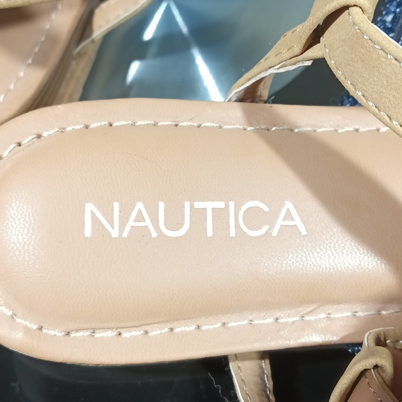 Nautica Basin Blue Denim Slingback Cute Sandal Women's Size 6.5 - Picture 8 of 10